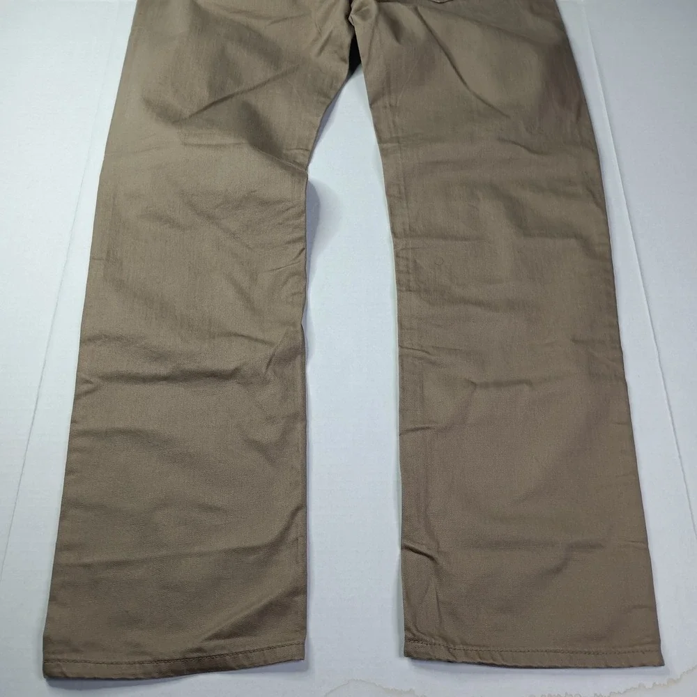 Levi's 559 Relaxed Straight Jeans Mens Sz 34x34 Beige Cotton Loose Through Thigh